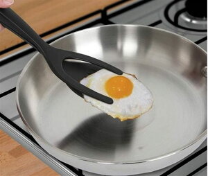 硅膠煎蛋鍋鏟 二合一煎餅烤面包煎蛋夾 翻轉鏟子廚房工具