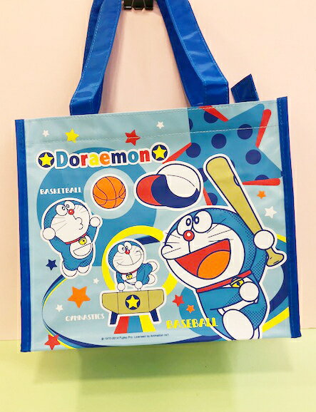 【震撼精品百貨】Doraemon 哆啦A夢 Doraemon環保提袋-運動圖案 震撼日式精品百貨