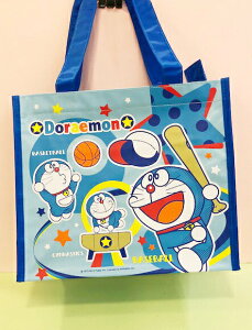 【震撼精品百貨】Doraemon 哆啦A夢 Doraemon環保提袋-運動圖案 震撼日式精品百貨