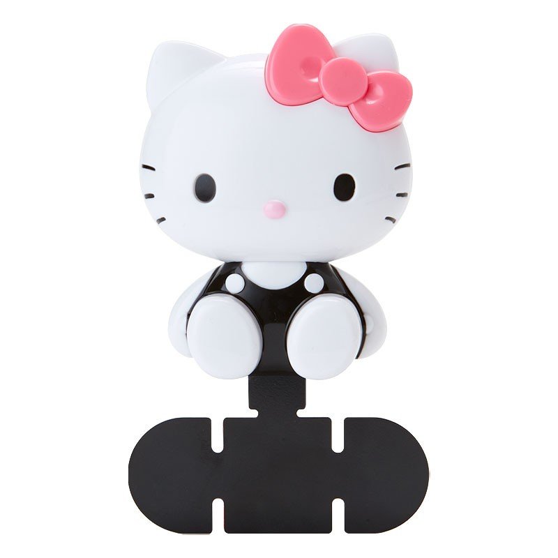 大賀屋 日貨 HELLO KITTY 車用手機架 車用架 手機架 手機座 車用夾 三麗鷗 KT 正版 L00011122