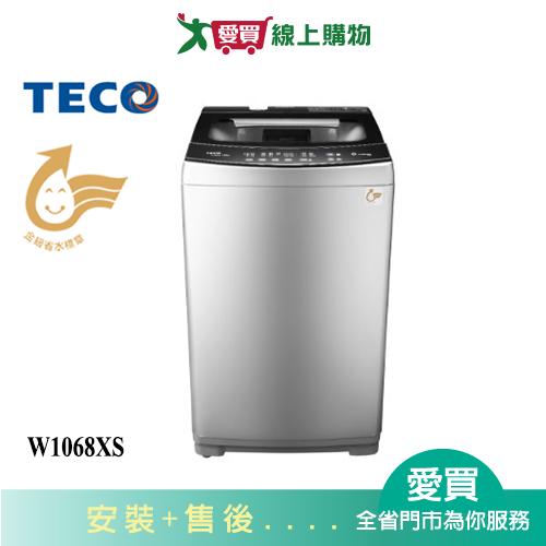 TECO東元10KG DD變頻洗衣機W1068XS含配送到府+標準安裝 【愛買】