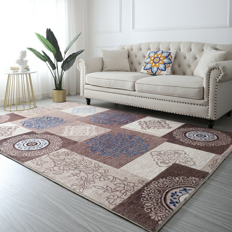 仿羊絨客廳地毯輕奢高級沙發茶幾毯耐臟家用臥室床邊大面積地毯墊