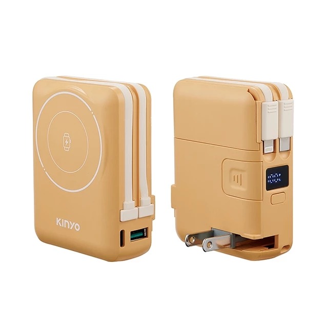 〖KINYO〗 超防爆｜9合一萬用AC行動充 (KPB) 行動電源 支援蘋果手錶 Type-C+蘋果 0