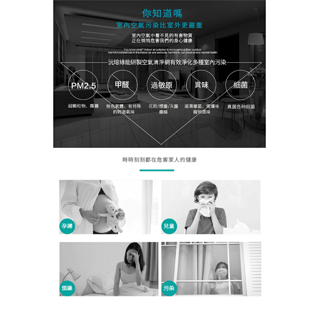 Original Life沅瑢 適用SHARP: HV-50E8/50E7/50E6 長效可水洗 空氣清淨機濾網 | originallife ...