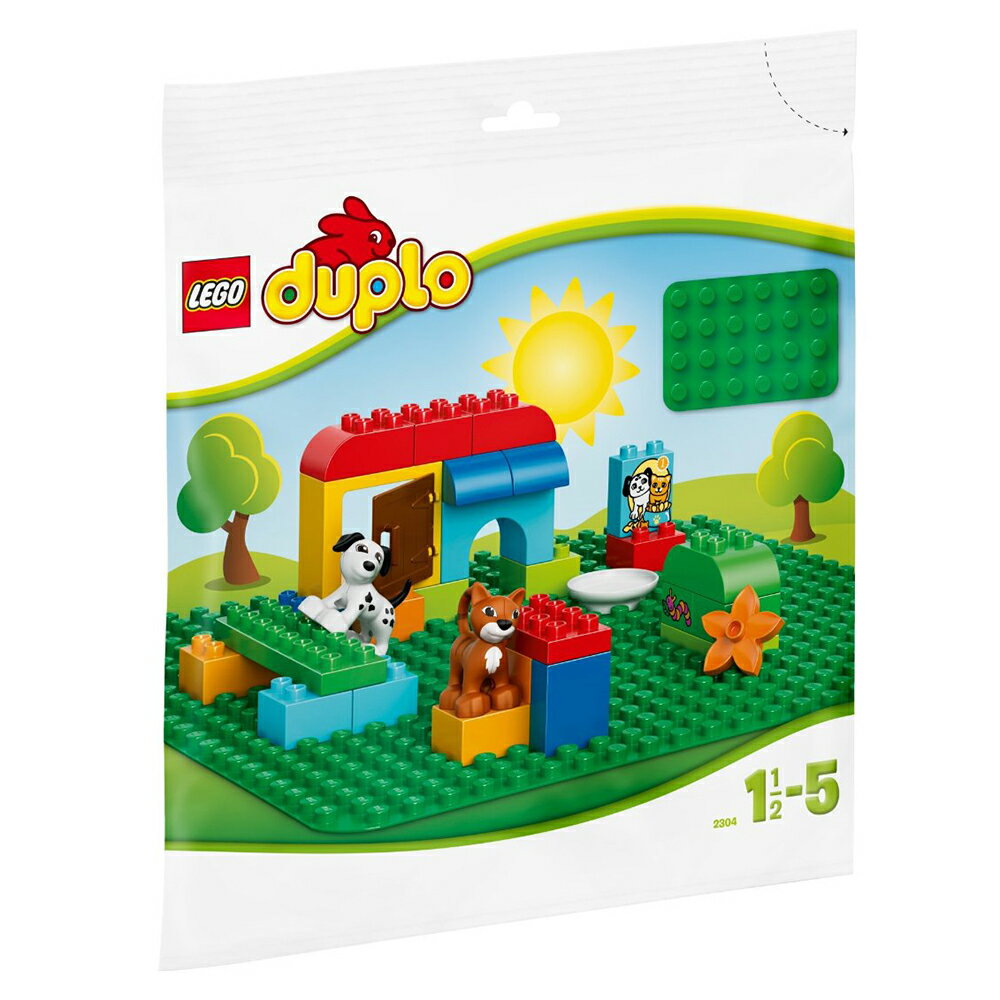 樂高LEGO 2304 Duplo 得寶系列- 綠色大底 
