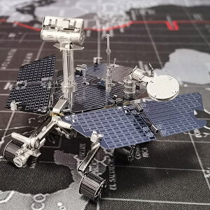 3D金屬免膠立體拼裝不銹鋼拼圖模型 太空探索月球車登月車火星車
