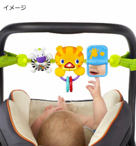【晴晴百寶盒】bright starts日本進口安撫手搖鈴 嬰兒寶寶手搖鈴 斑馬老虎長頸鹿 益智遊戲玩具 CP值高 J019