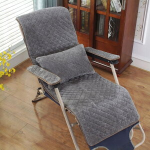 加厚躺椅墊子藤椅搖椅坐墊秋冬季沙發通用棉墊休閑椅竹椅座靠背墊
