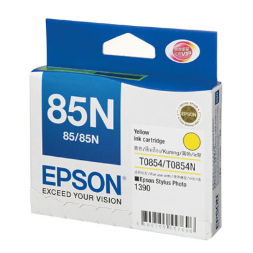 【EPSON 墨水匣】EPSON T122400 (NO.85N) 黃色墨水匣