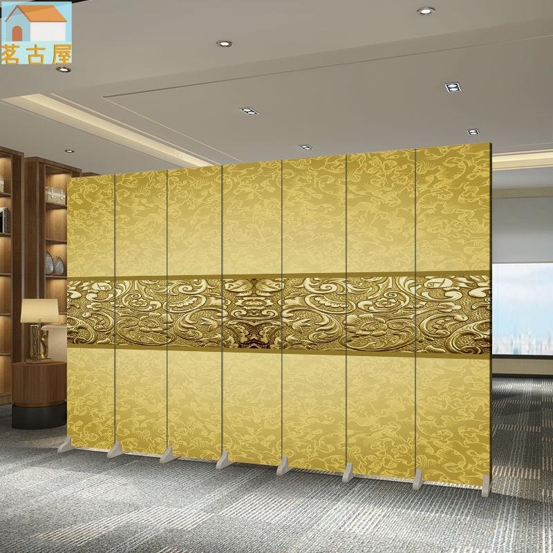 客廳牆簡約現代移動摺疊屏風 餐廳酒店辦公室簡易遮擋折屏 屏風隔間 防水防透光屏 可移動折疊辦公室 公司房