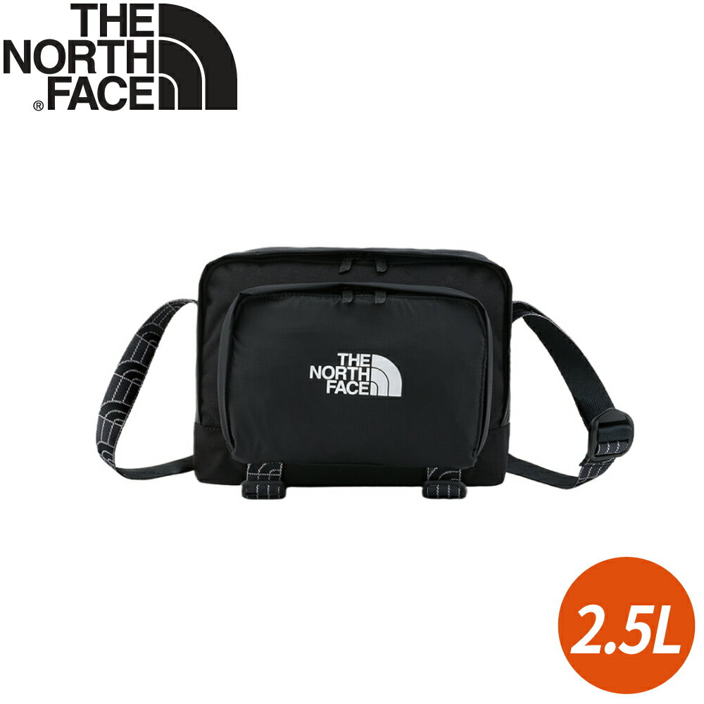 【The North Face 2.5L 大容量休閒單肩包《黑》】8AMV/斜揹包/單肩揹包/側揹包/小包/休閒揹包