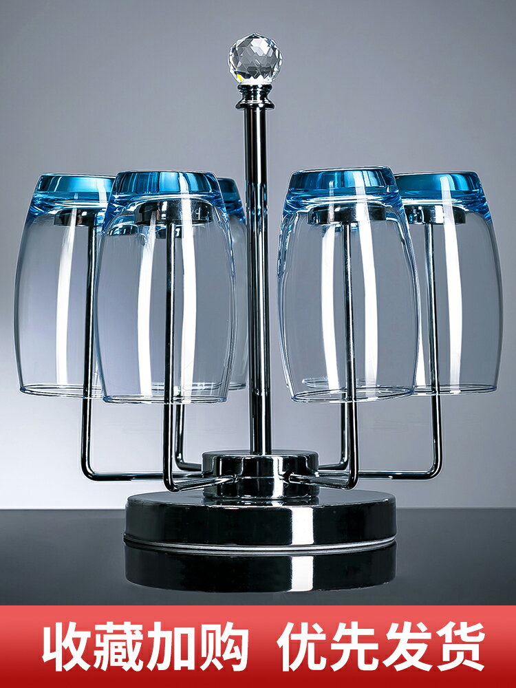 透明玻璃杯子家用耐熱水杯歐式喝水牛奶杯客廳茶具綠茶杯6只套裝