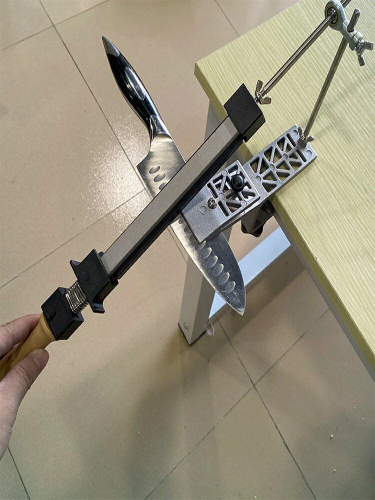 家用多功能快速定角磨刀器專業手動導向器磨刀石磨刀神器角度精磨【博野五金】