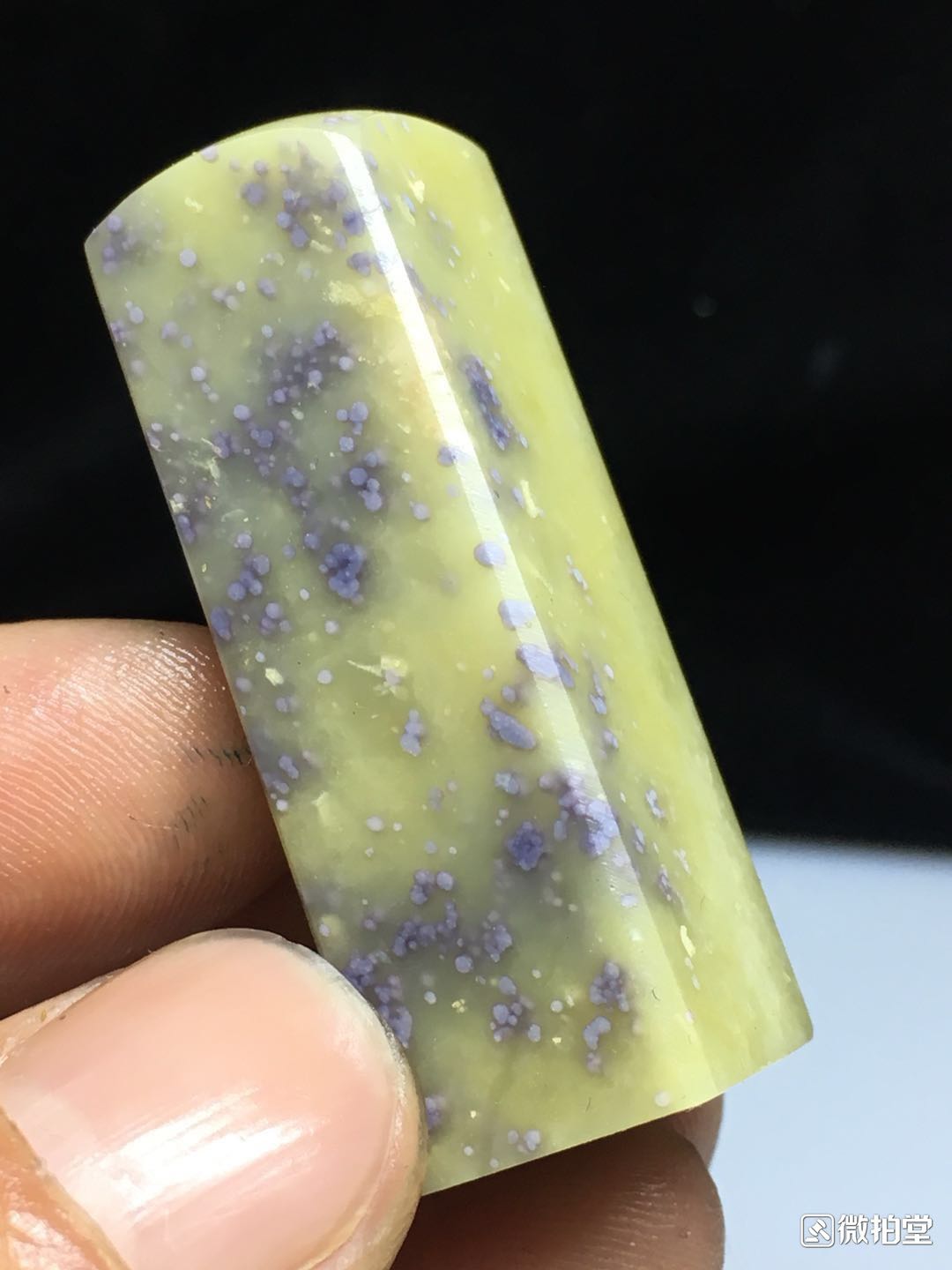 青田藍星素章/1.5×1.5×4.5見方/壽山石浙江紅永字牌合金鋼刻刀
