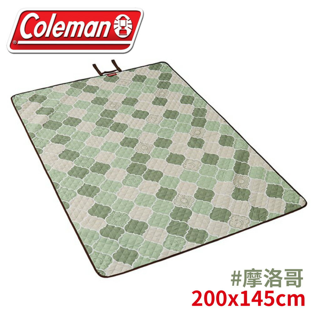 【Coleman 美國 野餐毯《摩洛哥》】CM-38942/野餐墊/地墊/露營地墊/露營