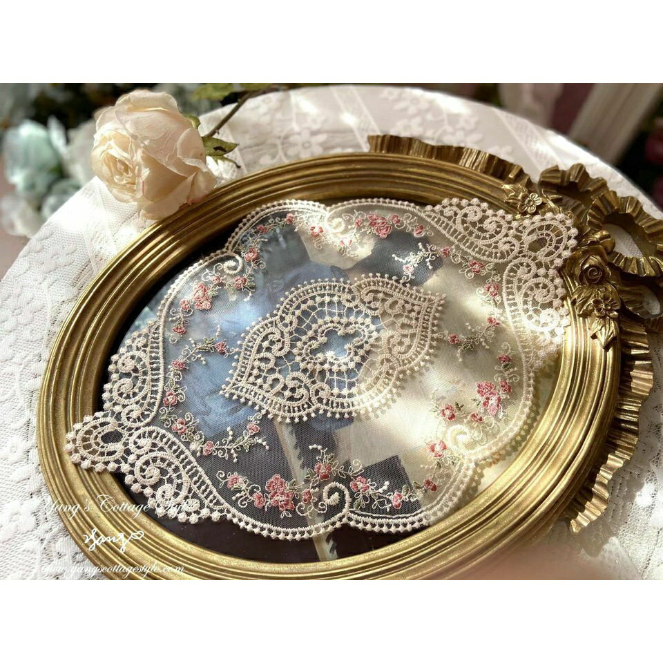 鄉村風zakka雜貨到｛現貨 附發票｝蕾絲 蕾絲墊 復古蕾絲 裝飾墊 防塵墊 杯盤墊 花瓶墊 蓋布 生活用品 居家裝飾 歐式 鄉村風