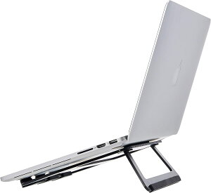 【日本代購】AmazonBasics 筆電 平板 摺疊式支架 鋁製 最大支援15英吋 黑色