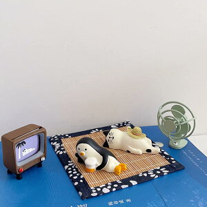 日式夏日好放鬆 治癒系可愛日式小擺件桌面裝飾品