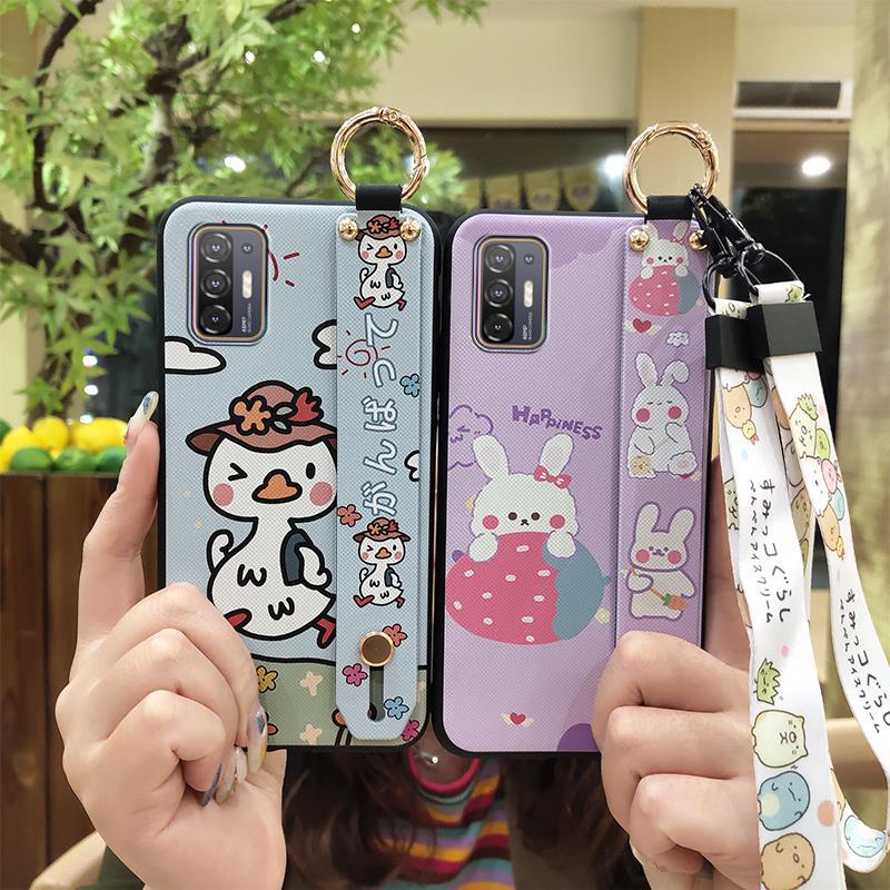 免運~適用於HTC D PRO/Desire 21 Pro手機殼ins網紅同款支架簡約可愛加