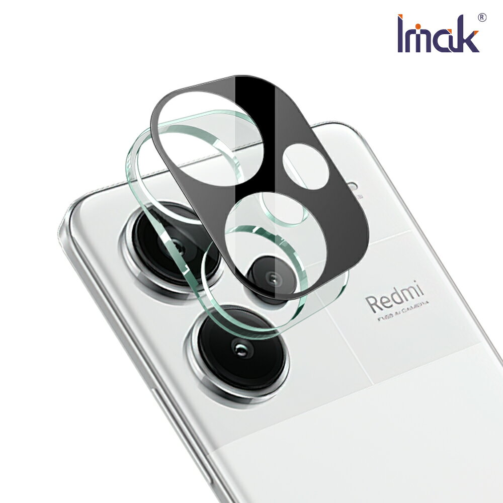Imak 艾美克 Redmi 紅米 Note 13 Pro+ 5G 鏡頭玻璃貼(一體式)(曜黑版) 奈米吸附 鏡頭貼 鏡頭保護貼 鏡頭膜