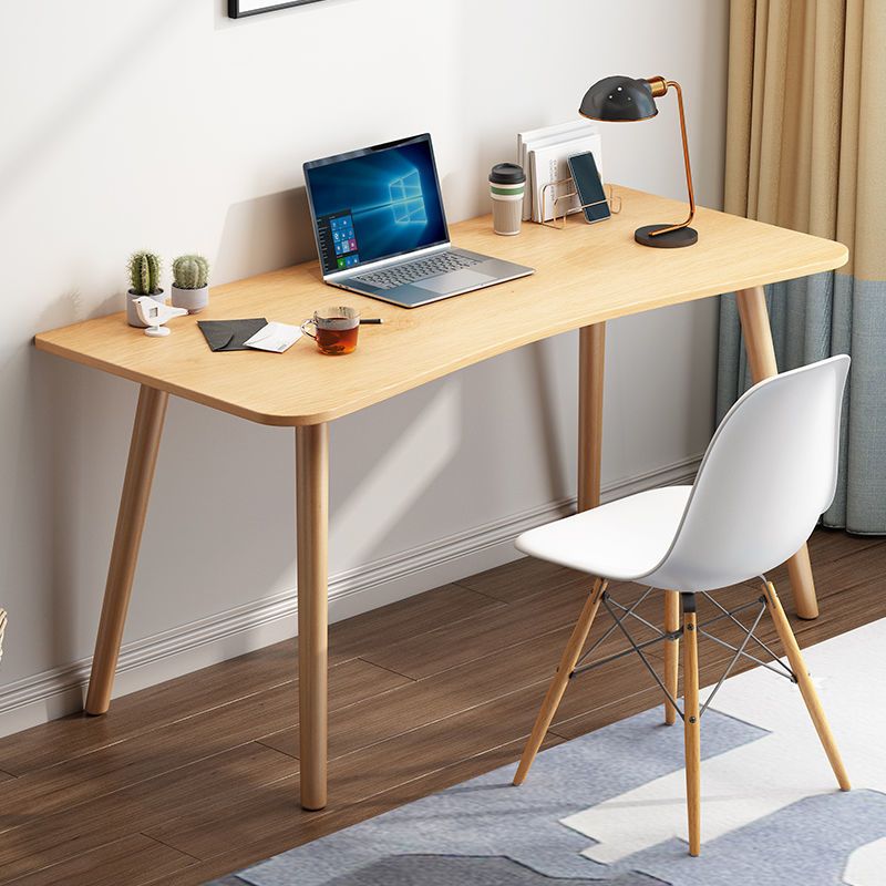 臺式電腦桌北歐實木腿辦公臥室書桌學生寫字桌