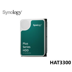 【Synology群暉】HAT3300 4TB 6TB HAT3310 8TB 12TB 16TB 3.5吋NAS硬碟