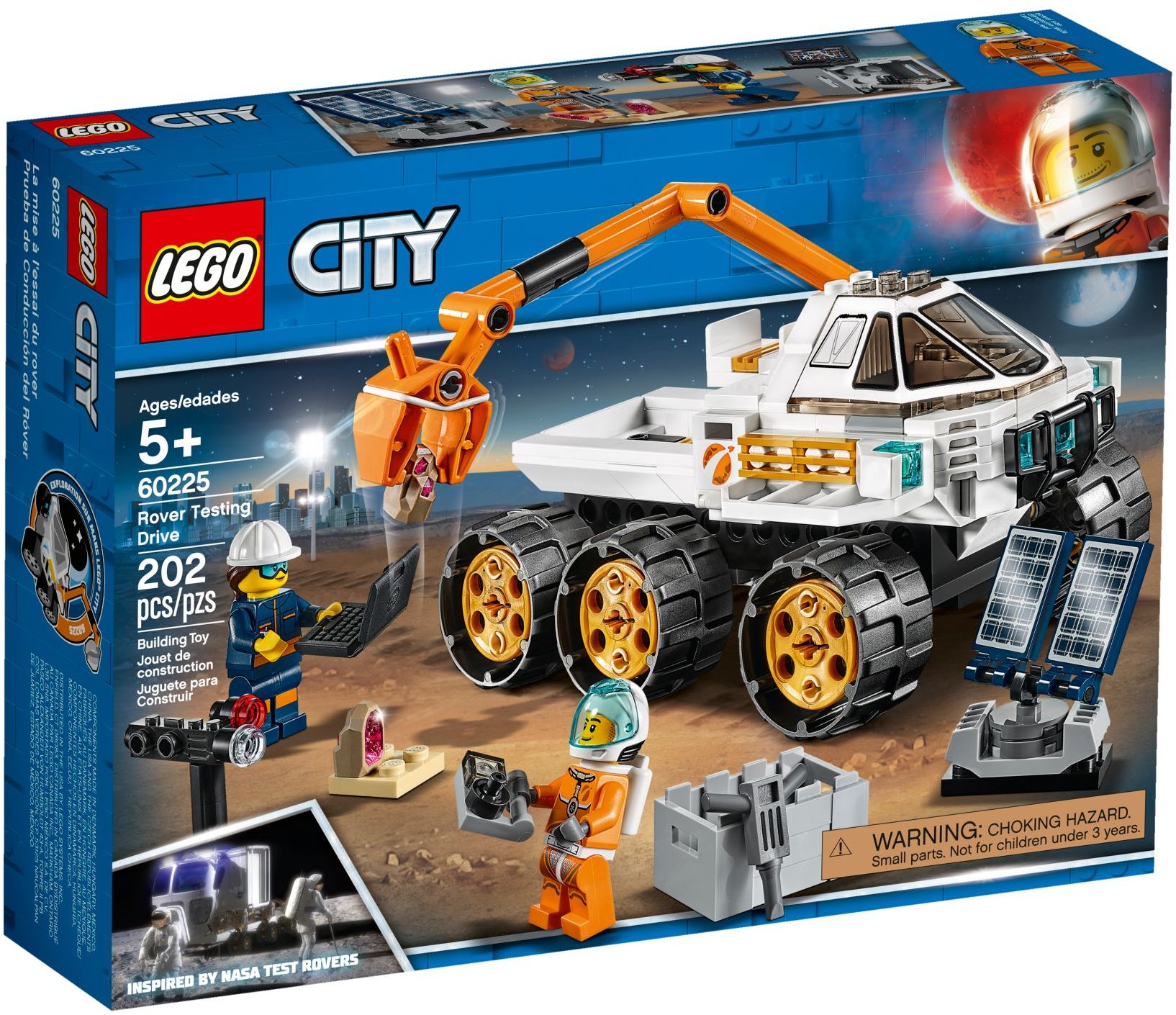 ☆勳寶玩具舖【現貨】LEGO 樂高 CITY 城市系列 60225 太空基地探測車 Rover Testing Drive