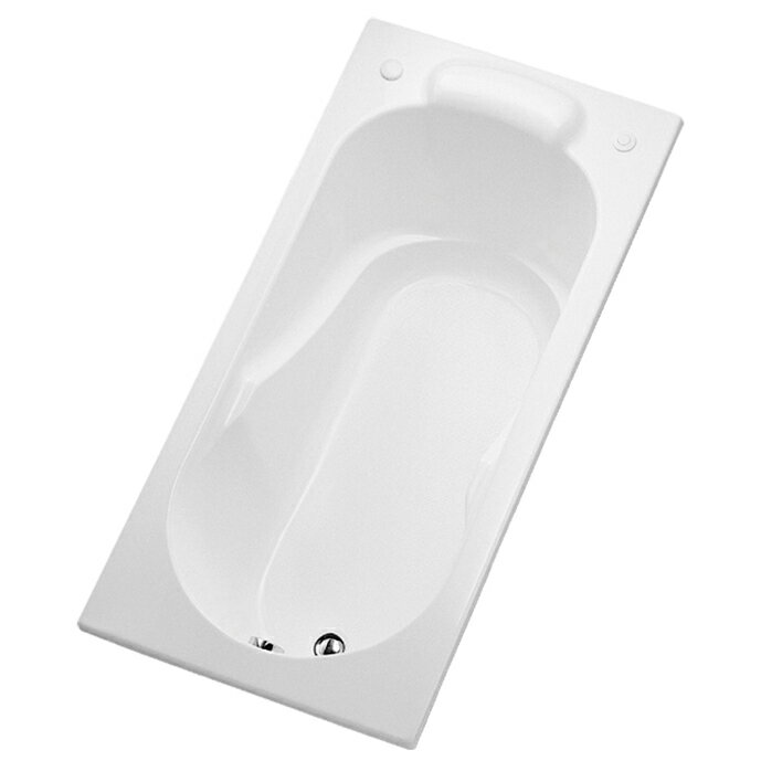 電光豪華按摩浴缸白色(含鉻色噴頭)/B7050C