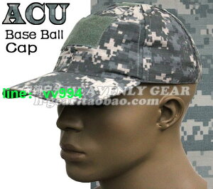 免運⚡熱賣◆速出✔️美式ACU通用數位迷彩魔術貼版戰術棒球帽戶外運動遮陽野戰鴨舌帽