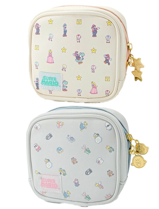 【全館95折】瑪利歐 皮革 化妝包 收納包 方形 高質感 Mario LOFT 日本正版 該該貝比日本精品