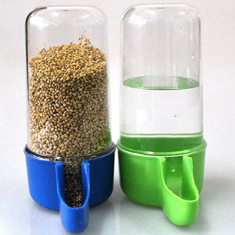 鸚鵡八哥小鳥自動飲水器 喂食器 小鳥通用飲水喂食器 八哥飲水器 合美健 蛋黃粟下料器【現貨】 1