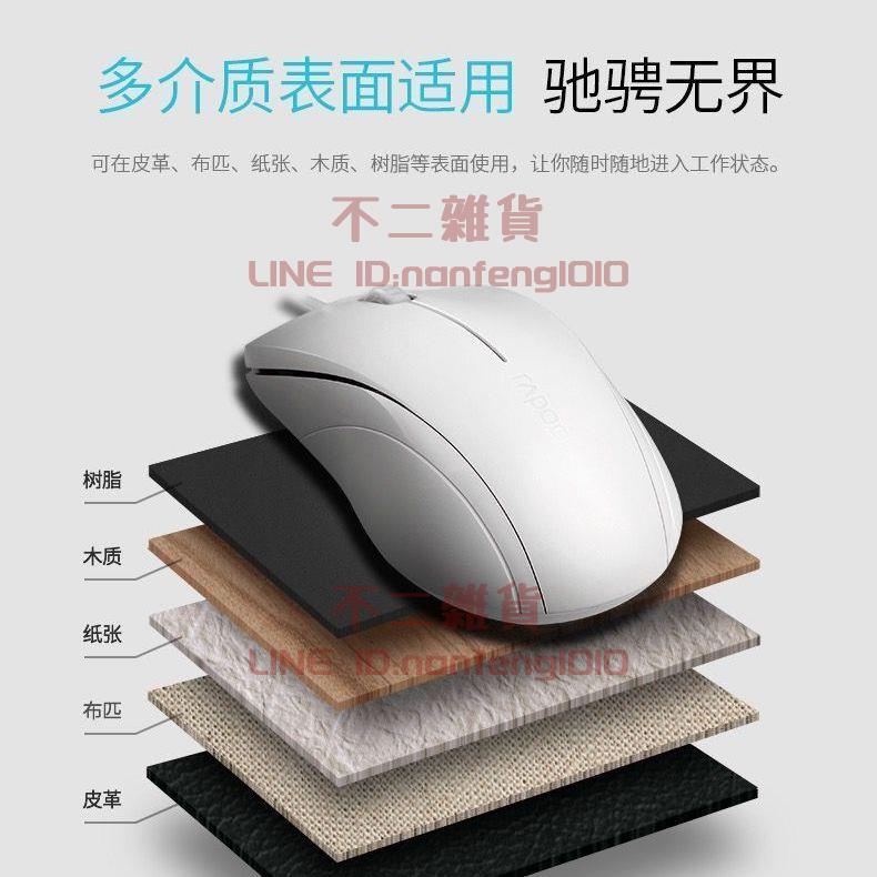 有線靜音滑鼠辦公家用USB滑鼠臺式筆記本電腦遊戲電競通用【不二雜貨】