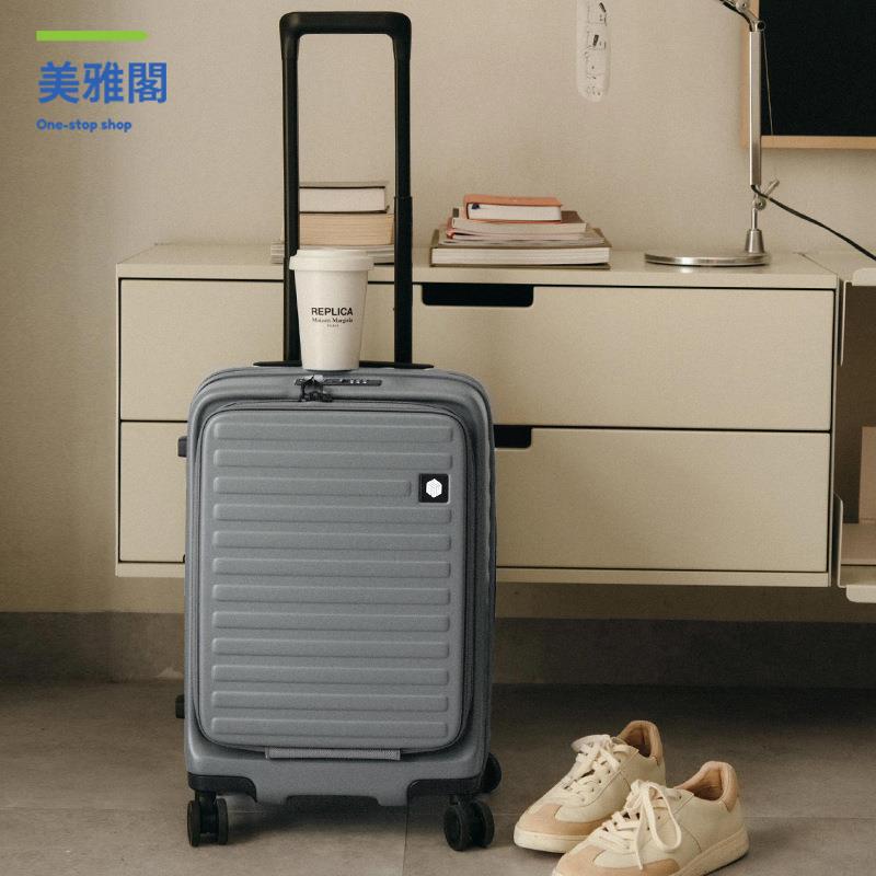廠家清倉 登機箱 行旅箱 行李箱 前開口行李箱女出口新款可擴充套件多功能拉桿箱20寸旅行箱登機皮箱男 八折下殺wy20