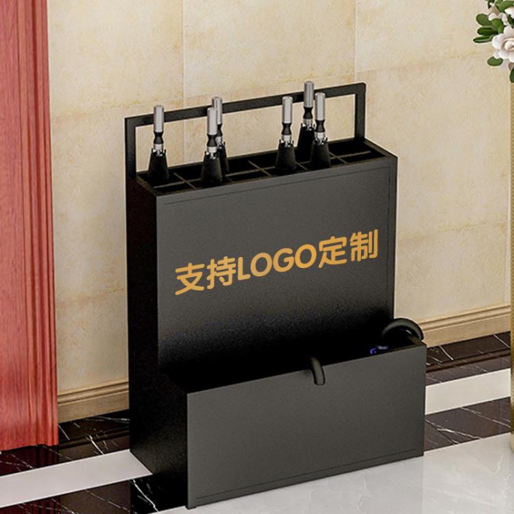 雨傘架彩印LOGO放傘置物架家用雨傘收納架酒店大堂商用雨傘收納桶