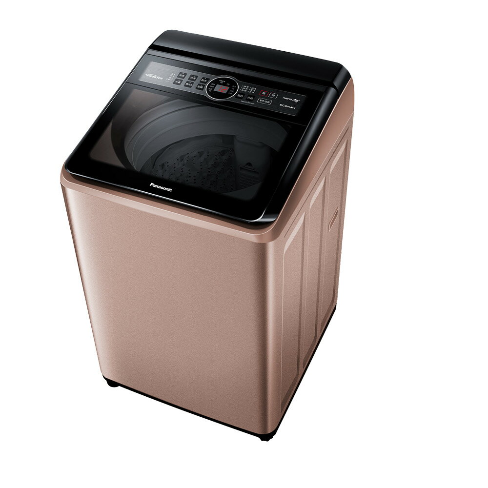 【Panasonic】19公斤雙科技變頻直立式洗衣機(NA-V190MT-PN)