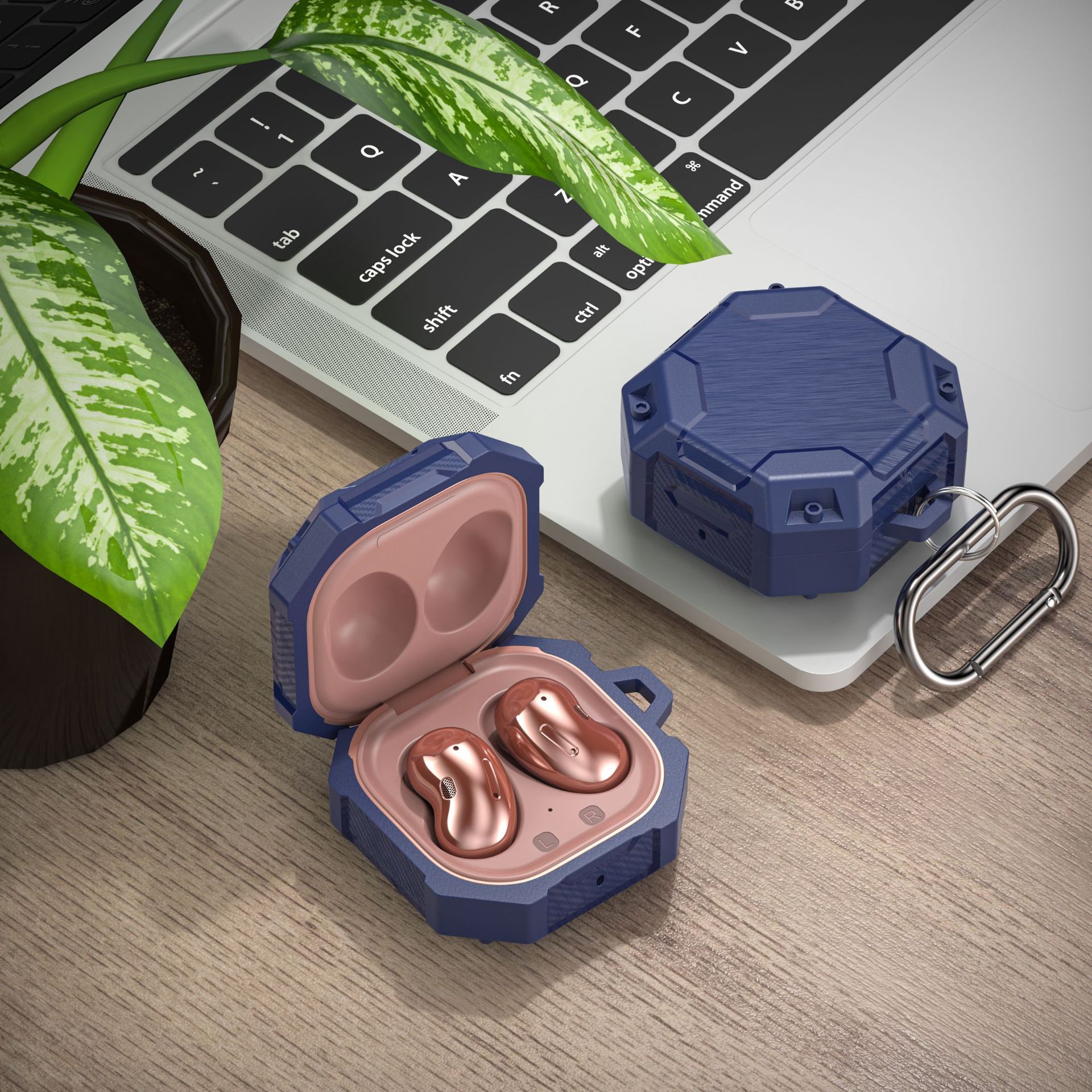 適用三星耳機GalaxyBuds live藍芽耳機保護套TPU三防buds pro