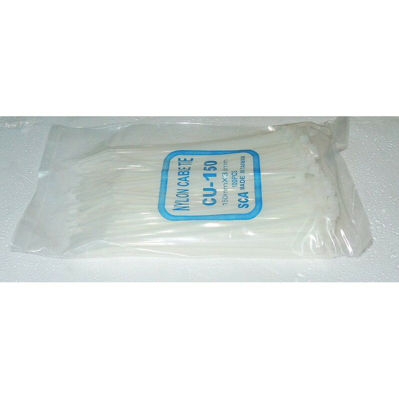 150*3.6mm/100PCS 耐40lbs多功能紮線帶 緊束帶 束帶 束線帶 黏扣帶 尼龍紮線帶 臺灣製