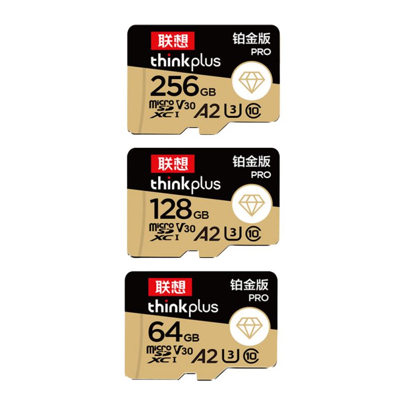 Lenovo Think Plus C10 A2 記憶卡(鉑金版) - 64G TF卡 130MB/S U3 A2 C10 行車紀錄器可用【愛瘋潮】