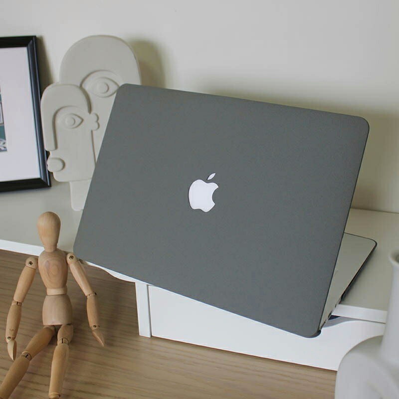 磨砂流沙殼適用Macbook Air 13 A2681 M2保護殼Pro 13 14吋保護殼粗糙顆粒質感防指紋筆電防摔殼