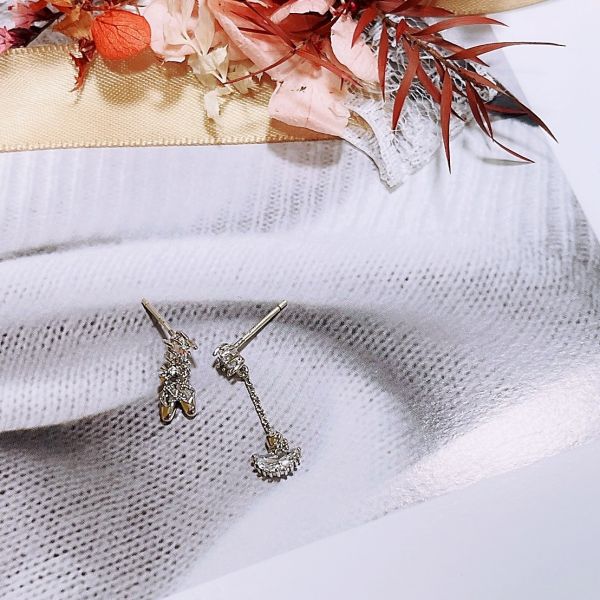 現貨專區｜少女芭蕾夢銀針耳環(BPES16)｜送禮精選店家★Reyna jewelry 女王飾品 0