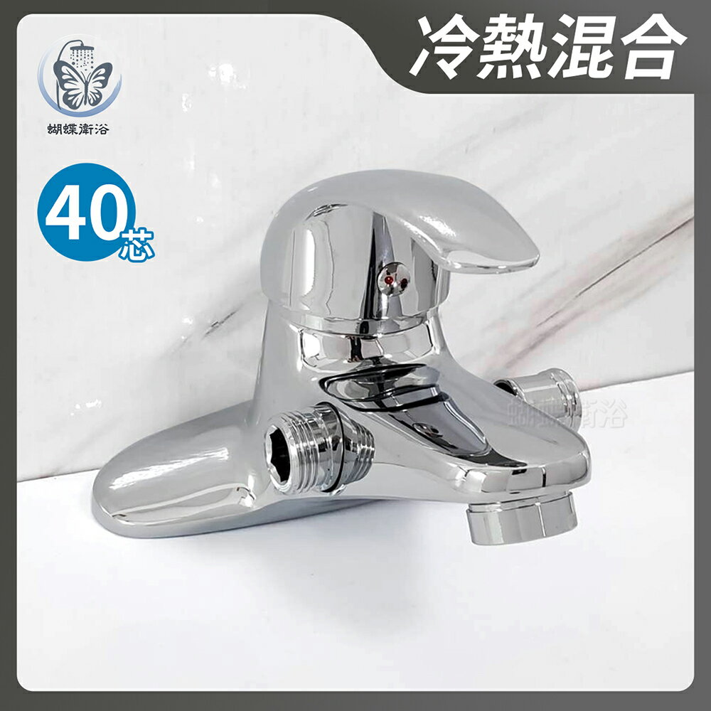 【雙孔面盆龍頭】40芯.冷熱混合.輕版【領券滿額再折千11/30止】