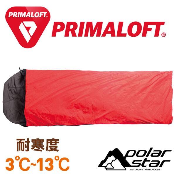 PolarStar Primaloft 超輕保暖睡袋 (填充430g / 總重1.05kg) 台灣製 MIT『紅』露營