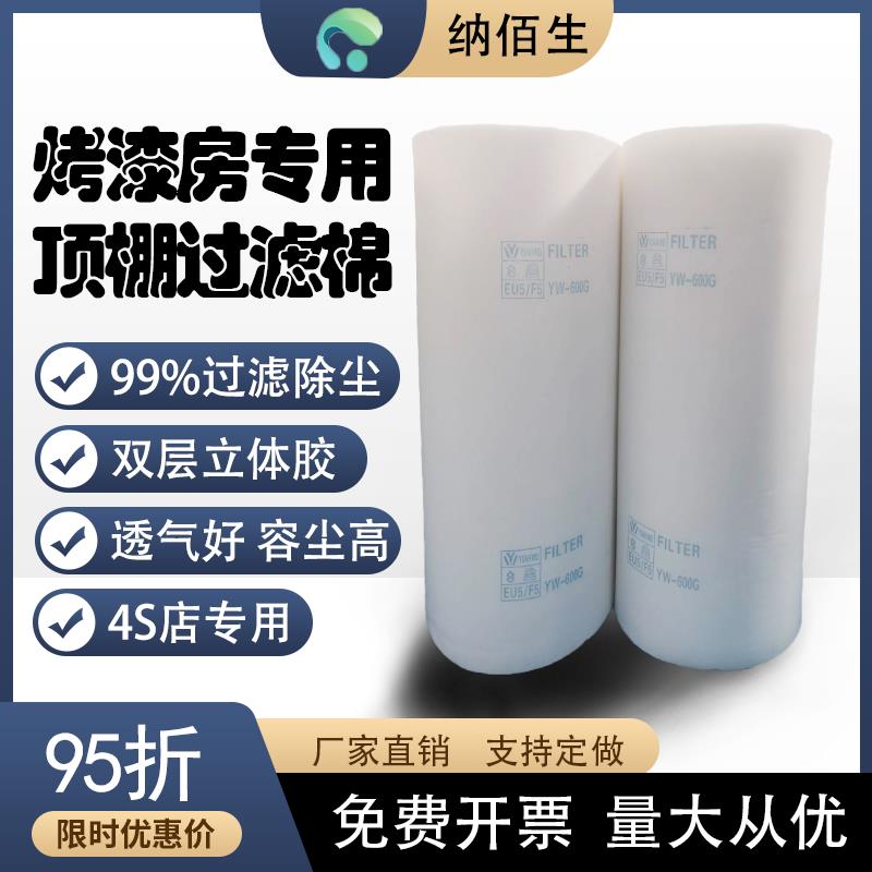 {臺灣公司 可開發票}烤漆房過濾棉噴漆房立體膠頂棚棉加厚阻燃型汽車過傢俱漆房防塵棉
