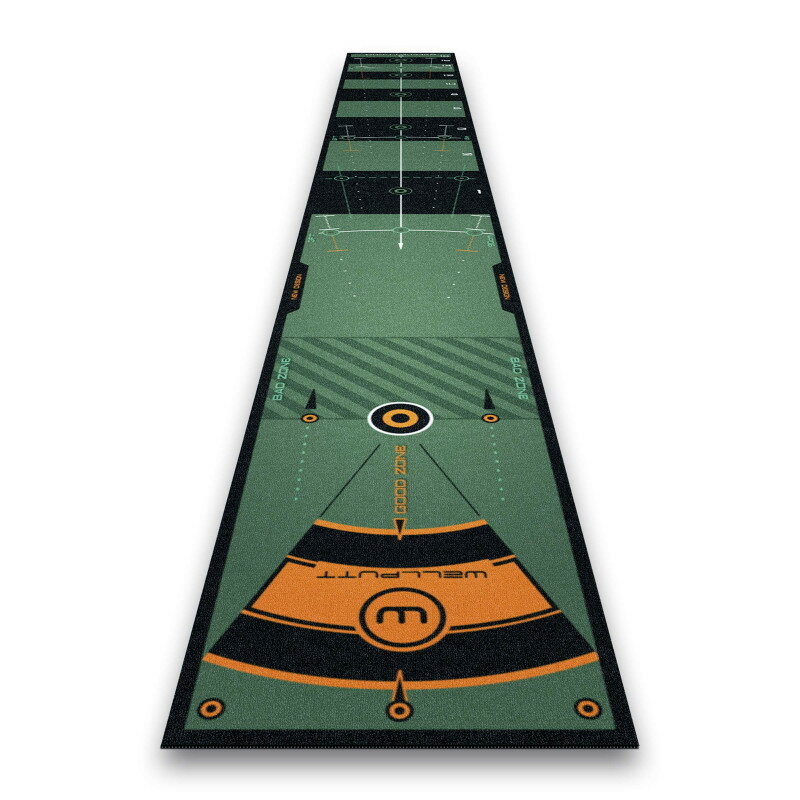 【WellPutt】 4M Green 推桿毯-標準綠色 高爾夫 推桿訓練推桿墊 室內推桿 推桿練習毯 法國原廠代理正品 【正元精密】
