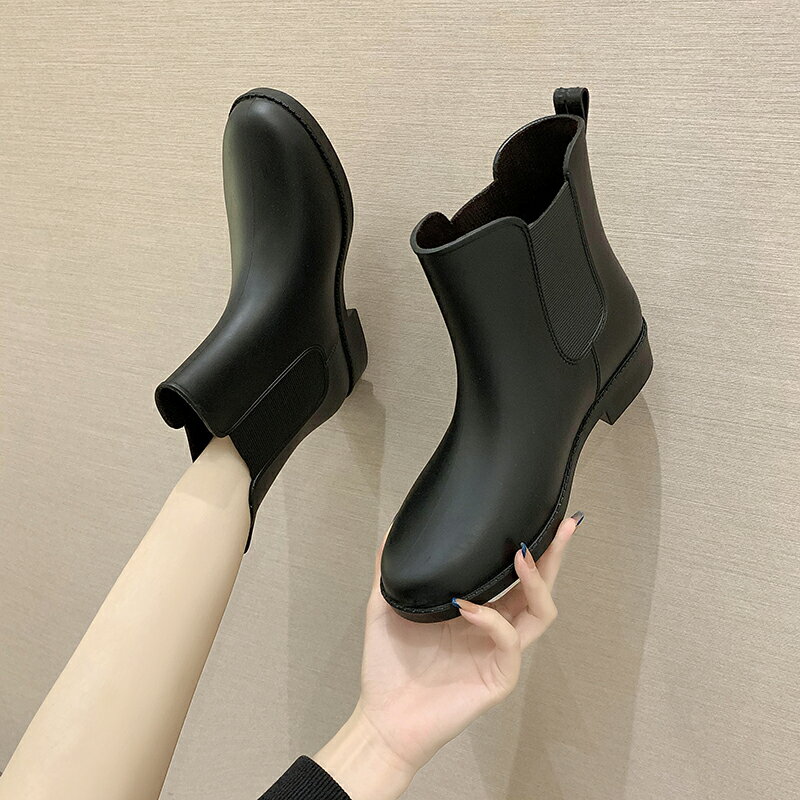 雨鞋 女外穿四季工作鞋 防水防滑耐磨雨靴水鞋女【不二雜貨】