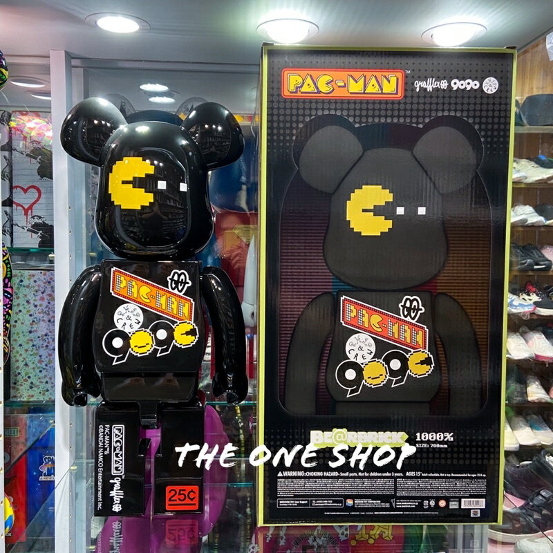 BE@RBRICK PAC MAN GRAFFLEX 9090 吃豆人小精靈GAME OVER 1000% | The