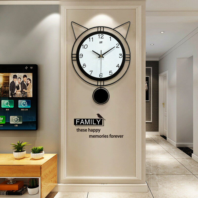 免運 掛鐘 現代簡約鐘表客廳創意掛鐘家居藝術裝飾靜音時鐘墻壁鐘亞馬遜熱賣