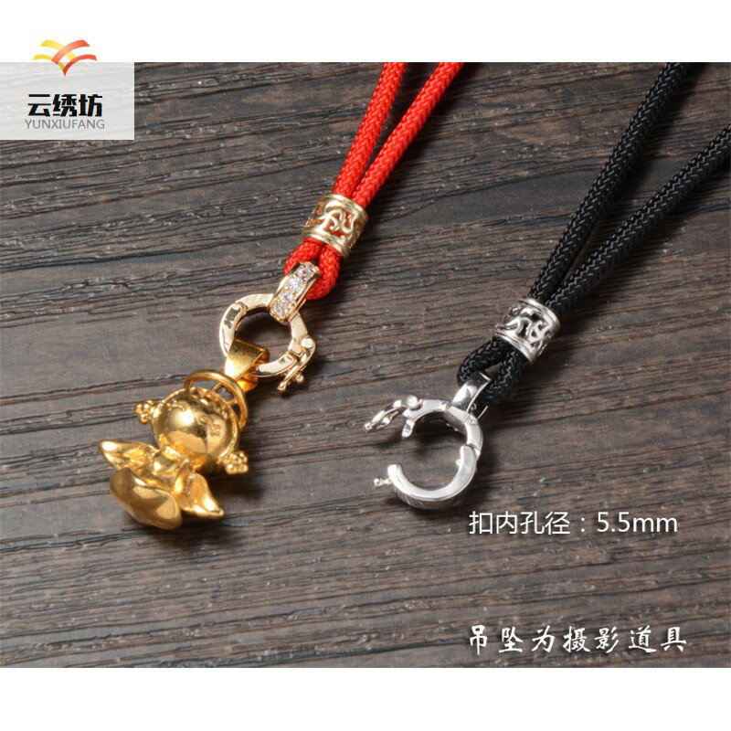 高金吊掛翡翠玉佩男女款水晶蜜蠟子毛衣