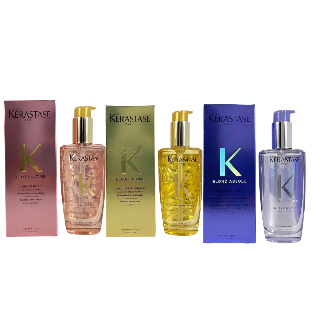 【Kerastase】卡詩花漾粉金緻柔馭露/燦金絕色特潤極光露/金緻柔馭霜100ml｜女皇盛典 女王節專屬優惠 1