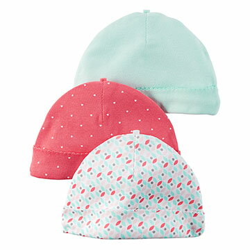 <br/><br/>  【HELLA 媽咪寶貝】美國 Carter / Carter's 嬰幼兒保暖帽三組_CTBN03     (0-3M)<br/><br/>
